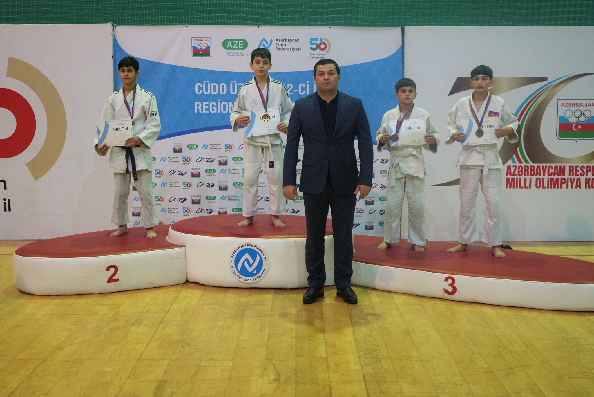 Qazaxda U-15 yeniyetmələr arasında cüdo üzrə region birinciliyi keçirilib