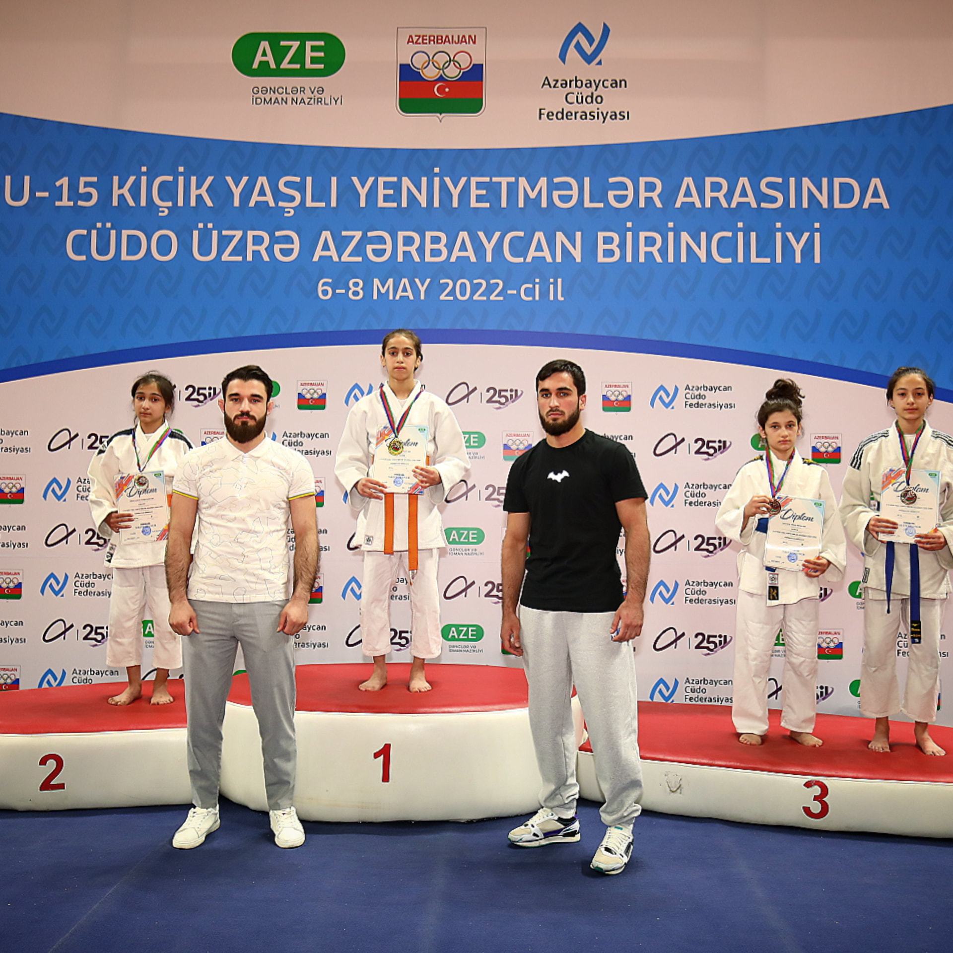 U-15 kiçik yaşlı yeniyetmələr arasında cüdo üzrə Azərbaycan birinciliyinə yekun vurulub