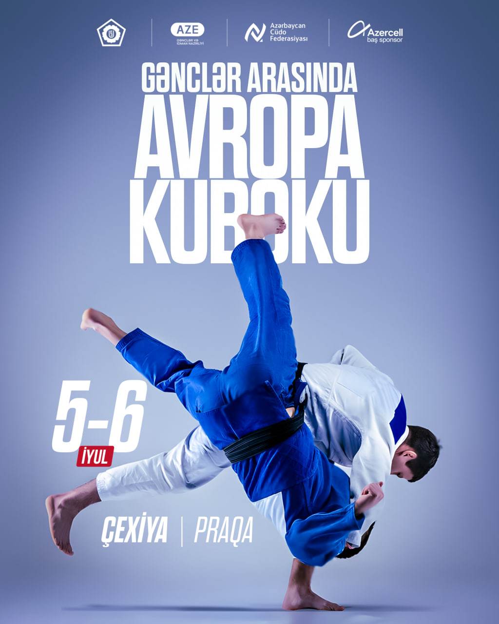 Gənc cüdoçularımız Praqa Avropa Kubokunda