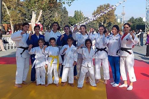 Cüdoçular “Gücümüz cəsarətimizdədir!” aksiyasında iştirak edib