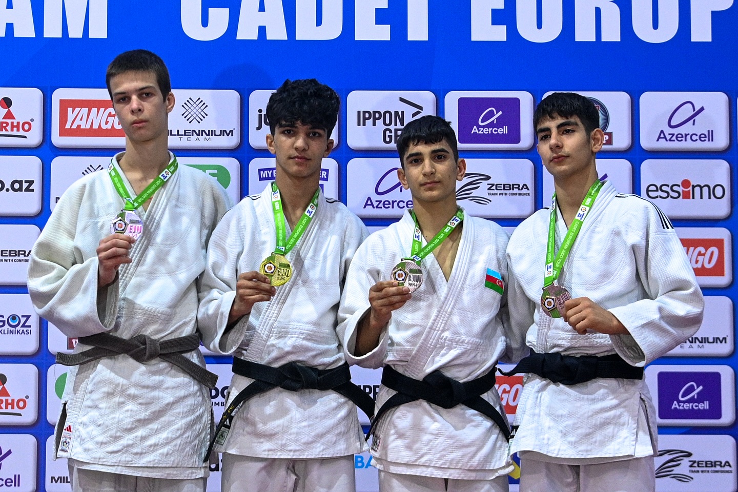 Qubada Avropa Kubokuna uğurlu start: Azərbaycan cüdoçularından 12 medal