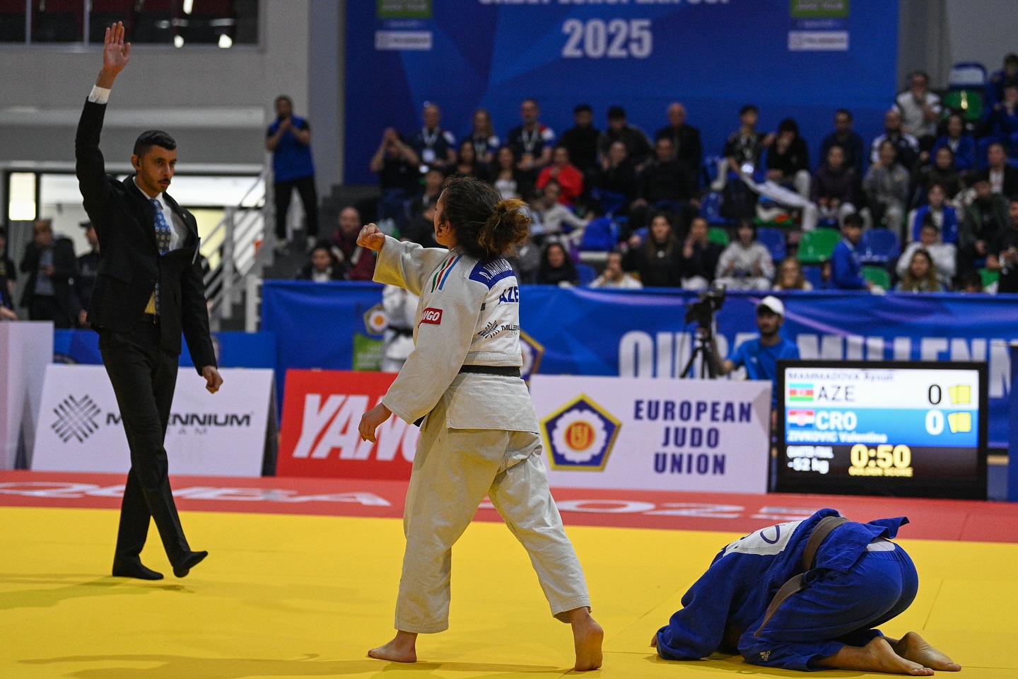 Qubada Avropa Kubokuna uğurlu start: Azərbaycan cüdoçularından 12 medal