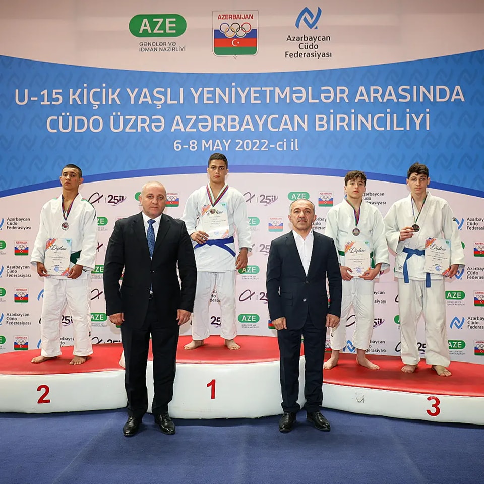 U-15 kiçik yaşlı yeniyetmələr arasında cüdo üzrə Azərbaycan birinciliyinin ilk yarış günü başa çatıb