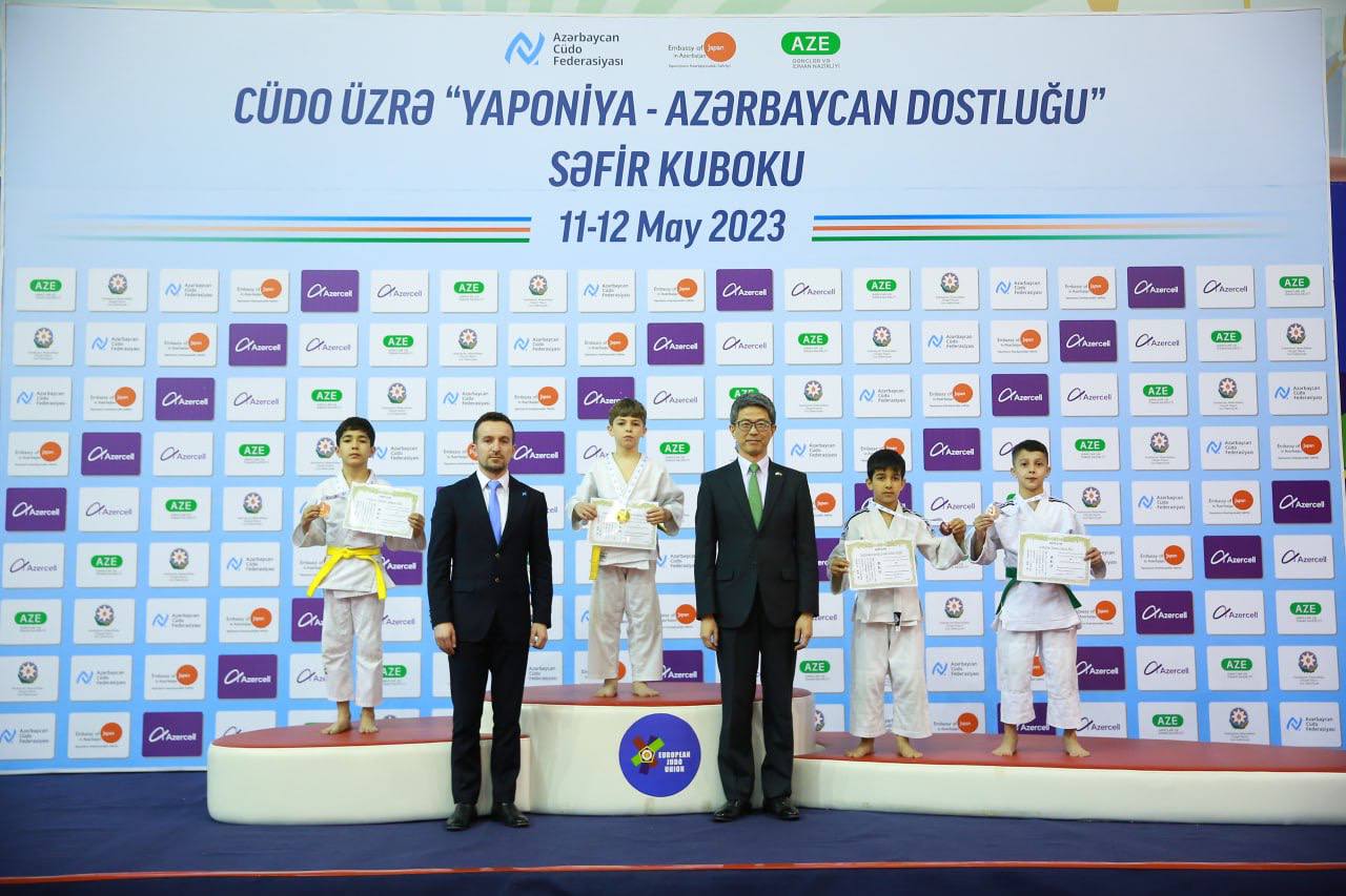 Cüdo üzrə “Yaponiya-Azərbaycan Dostluğu” Səfir Kuboku başa çatıb