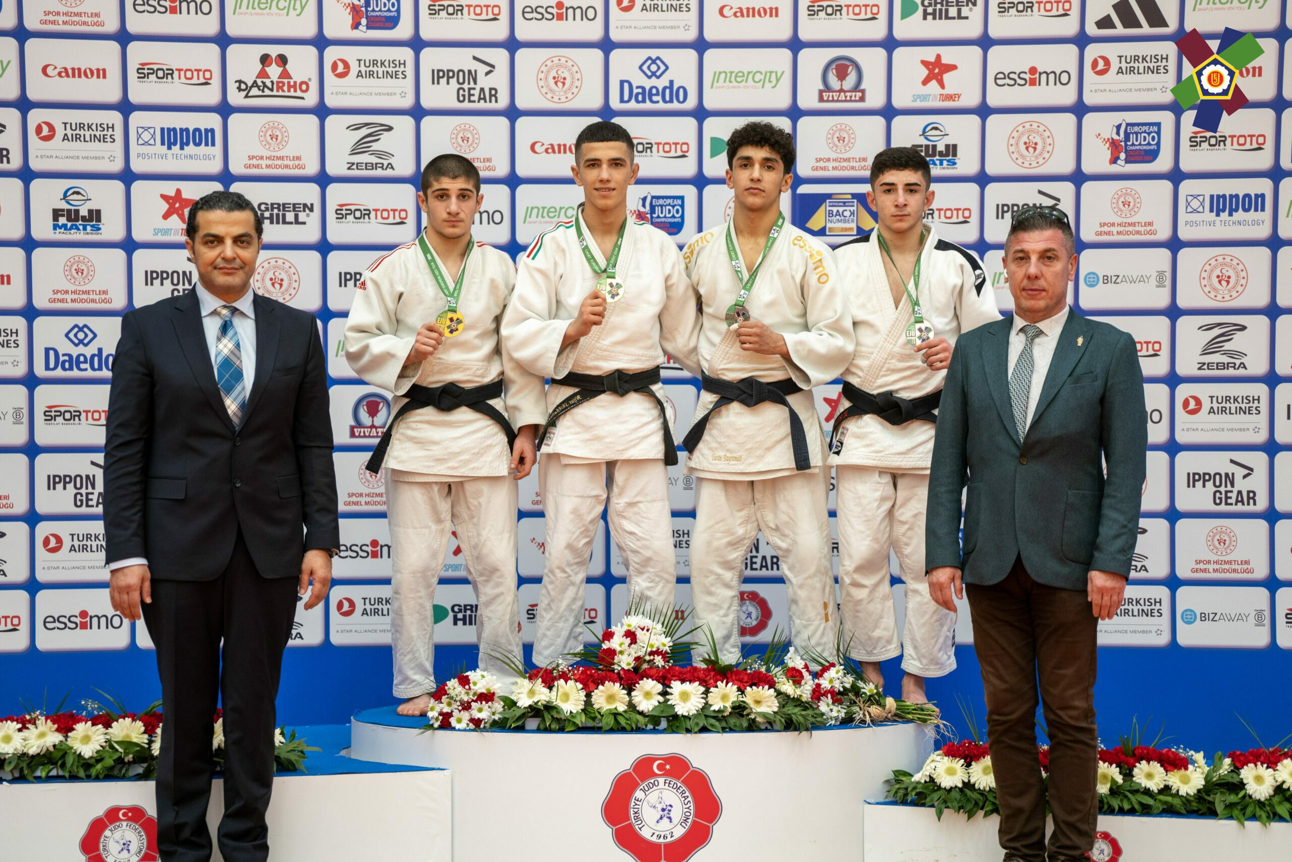 Cüdoçularımız Antalya Avropa Kubokunun ilk günündə 4 qızıl, 2 gümüş və 6 bürünc medal qazandı
