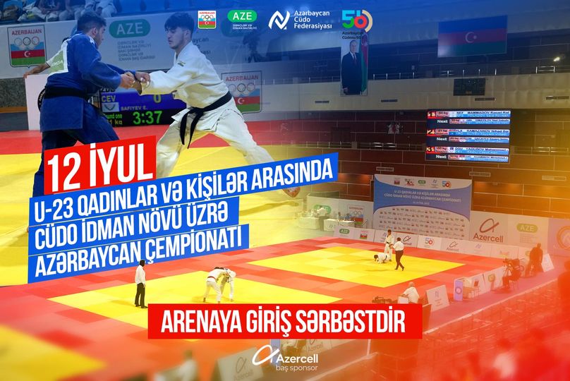 U-23 qadın və kişi cüdoçular arasında Azərbaycan çempionatına start verilib