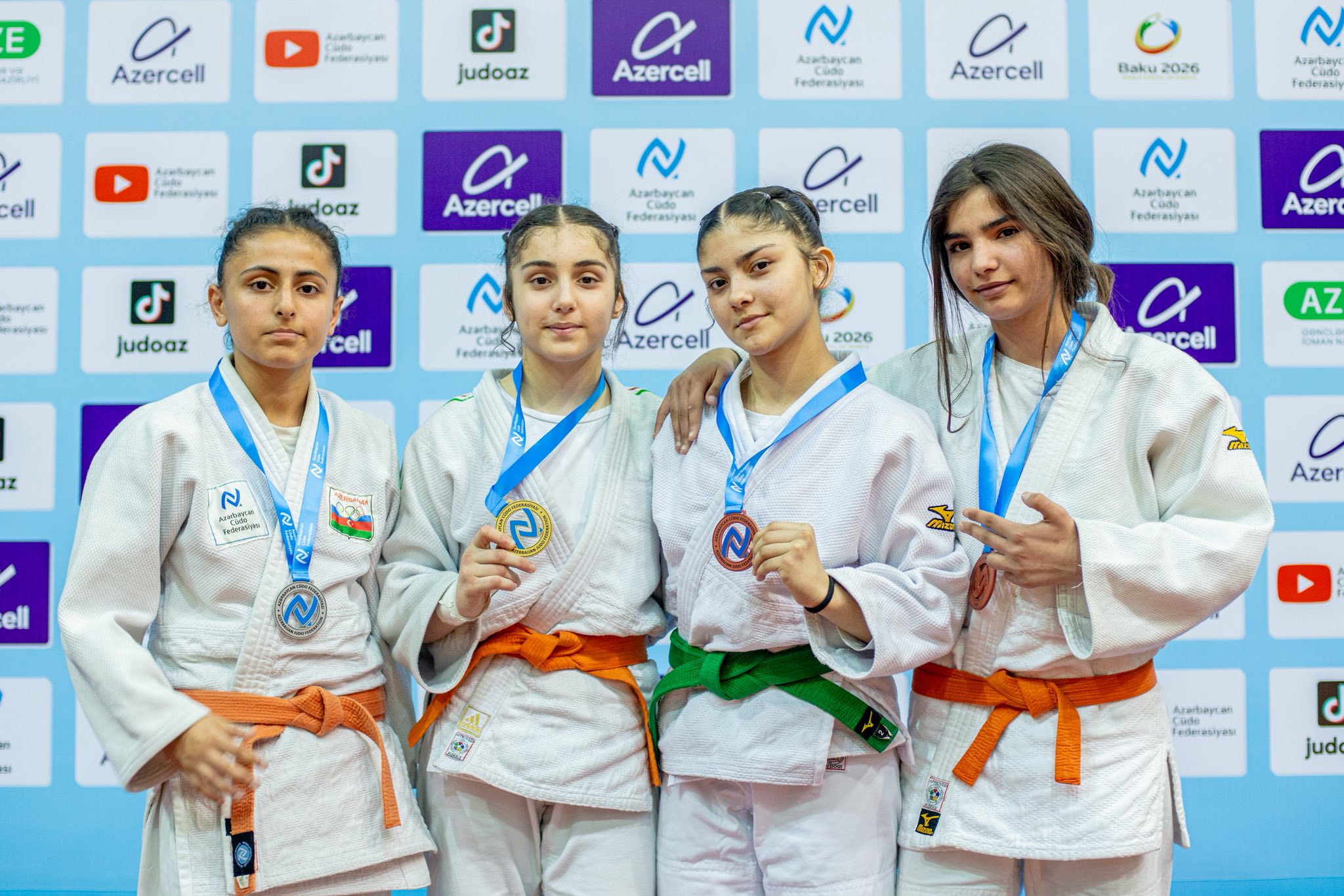 U-14 Liqa yarışının II turunda ilk gün 291 cüdoçu mübarizə aparıb