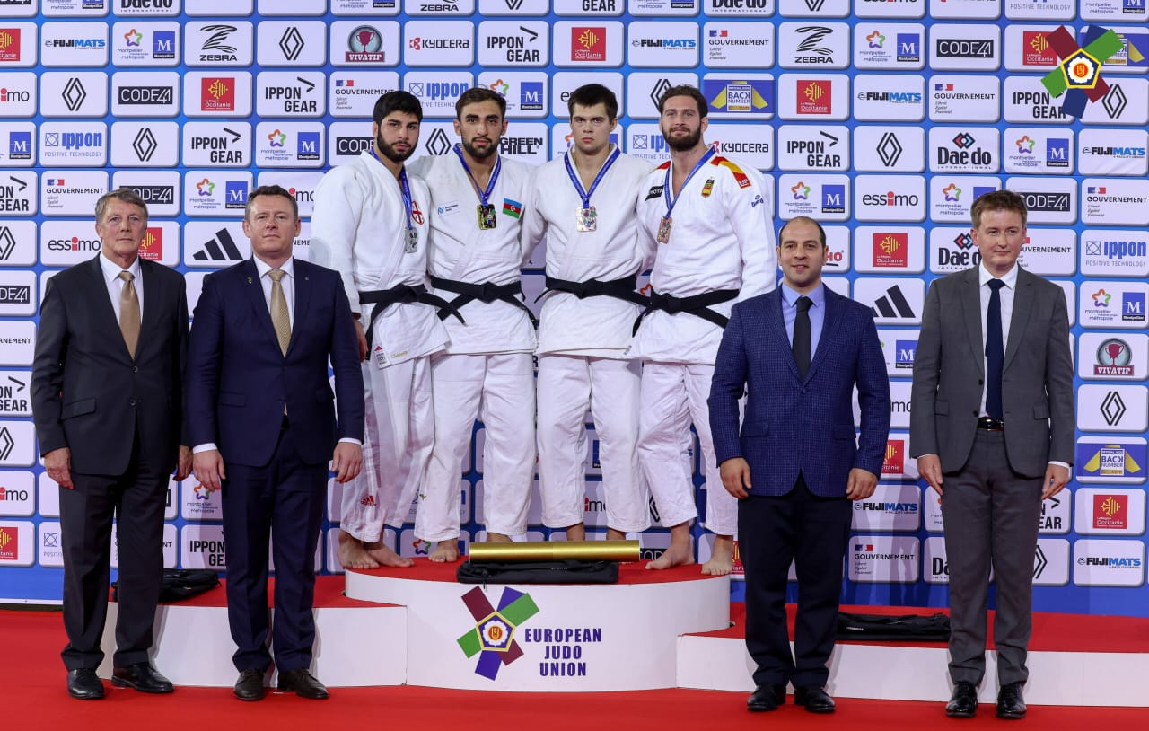 Cüdo millimiz Avropa çempionatını iki qızıl medalla başa vurdu