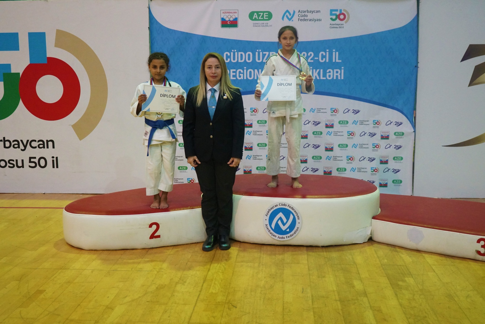 Qazaxda U-15 yeniyetmələr arasında cüdo üzrə region birinciliyi keçirilib