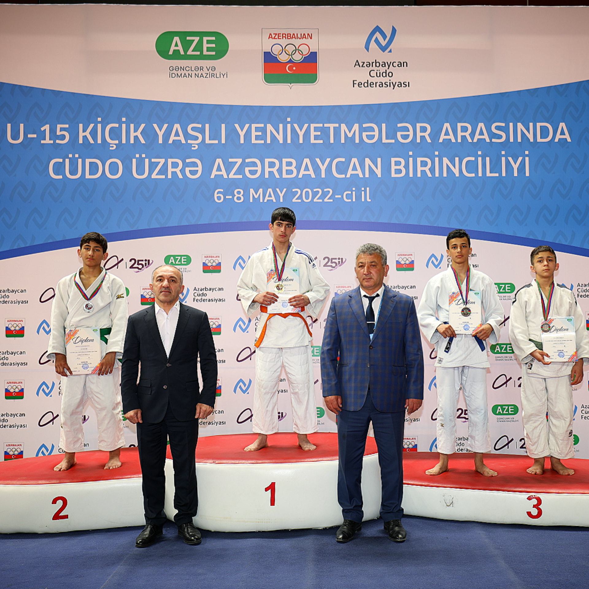 U-15 kiçik yaşlı yeniyetmələr arasında cüdo üzrə Azərbaycan birinciliyinin ilk yarış günü başa çatıb