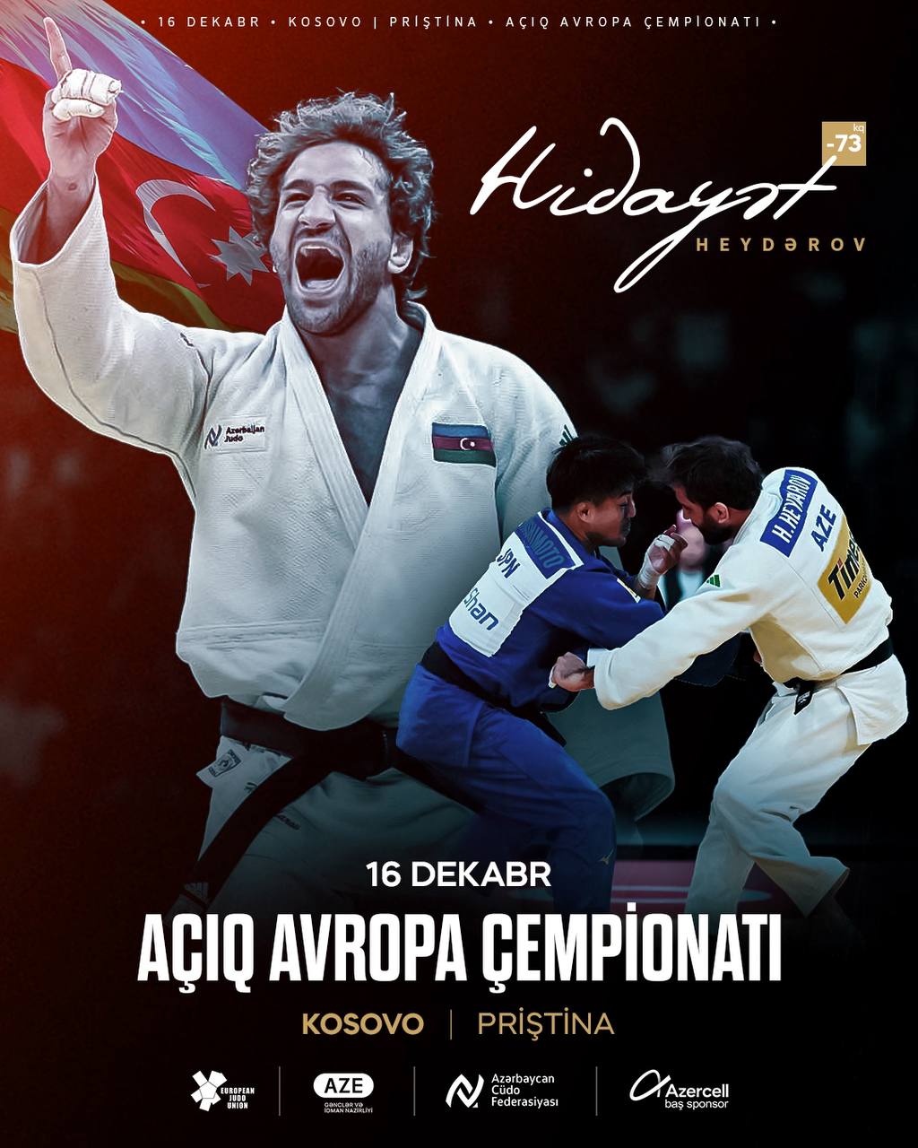 Hidayət Heydərov Açıq Avropa çempionatında iştirak edəcək