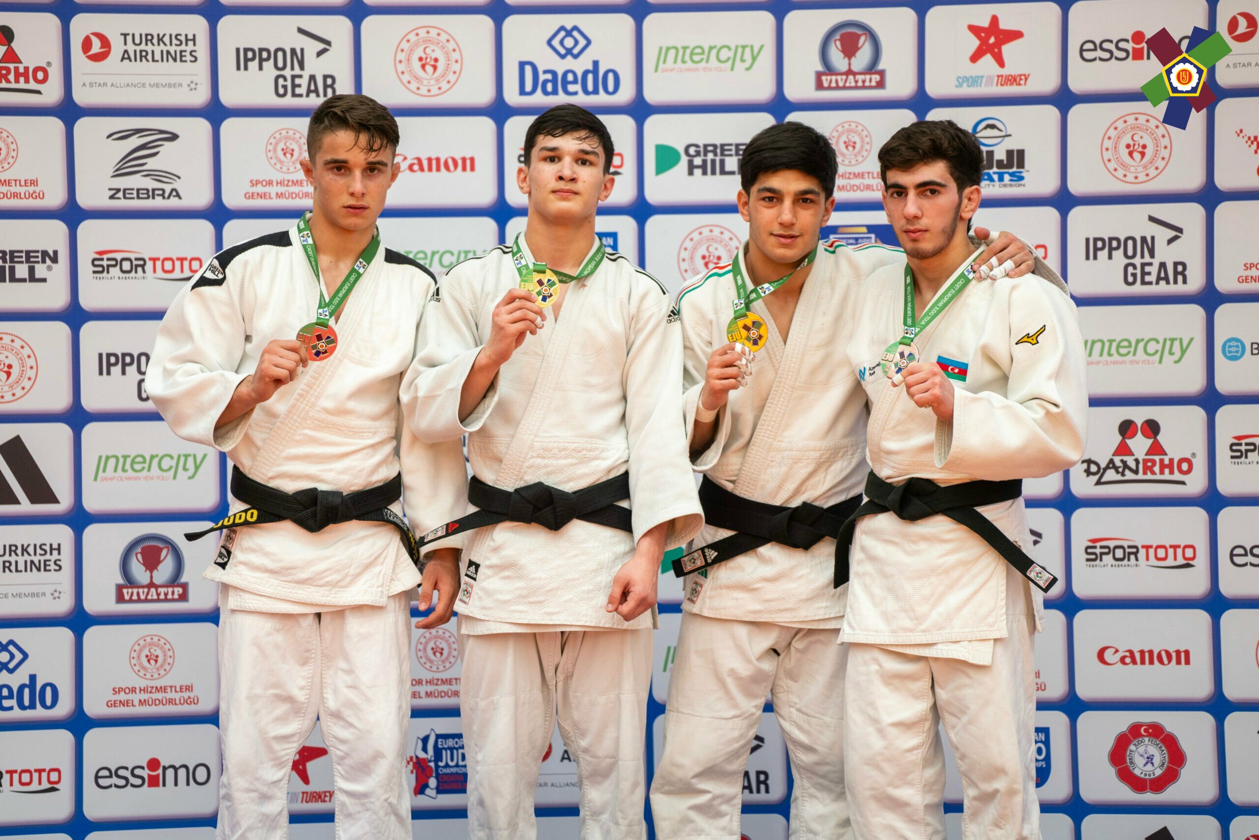 Cüdoçularımız Antalya Avropa Kubokunun ilk günündə 4 qızıl, 2 gümüş və 6 bürünc medal qazandı