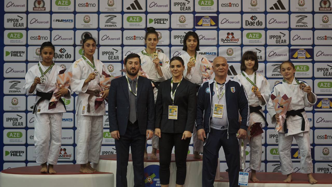 Cüdoçularımız Göygol Avropa Kuboku turnirinin ilk günündə 16 medal qazandı