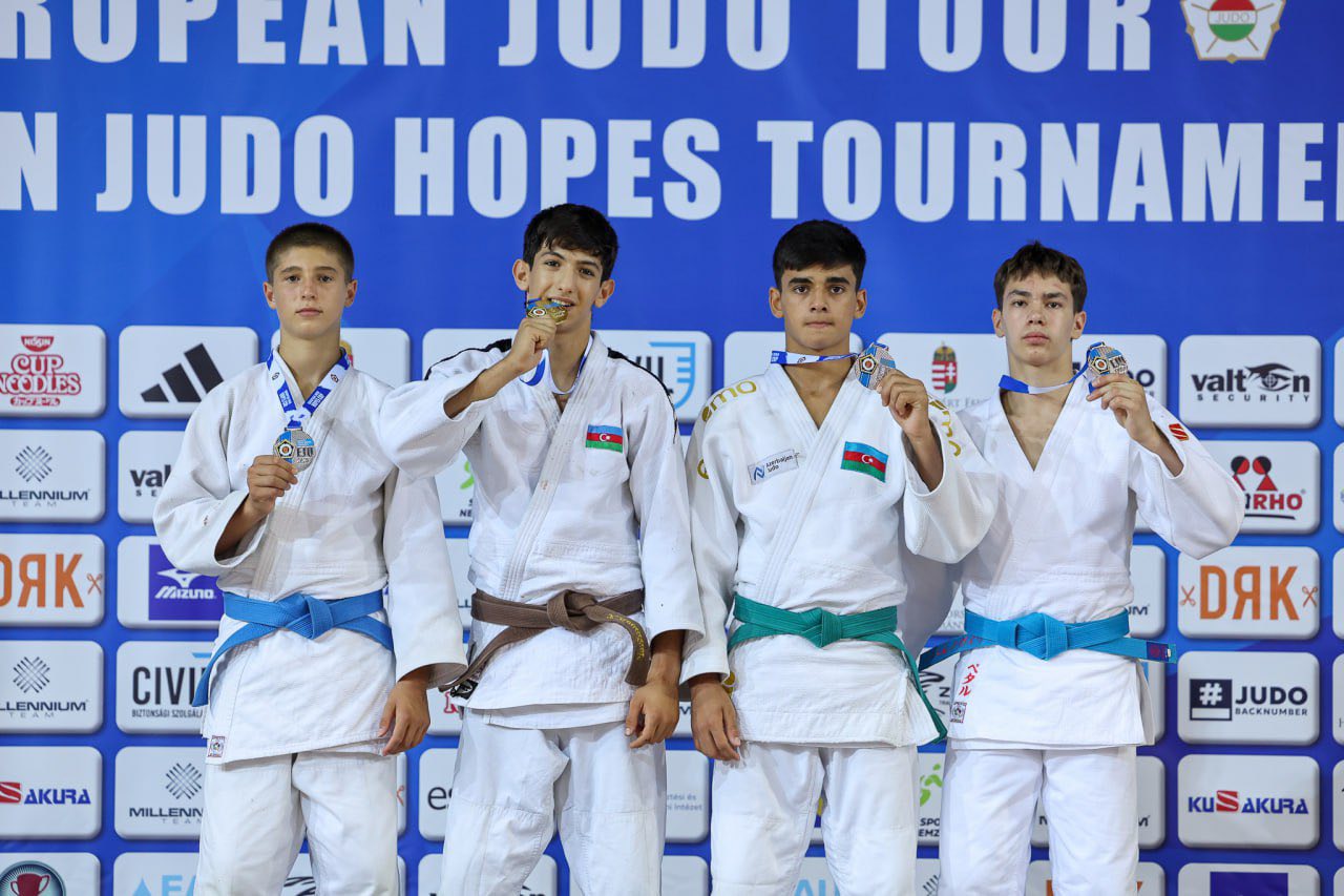 Azərbaycan cüdoçuları beynəlxalq turnirdə 1 qızıl və 3 bürünc medal əldə ediblər