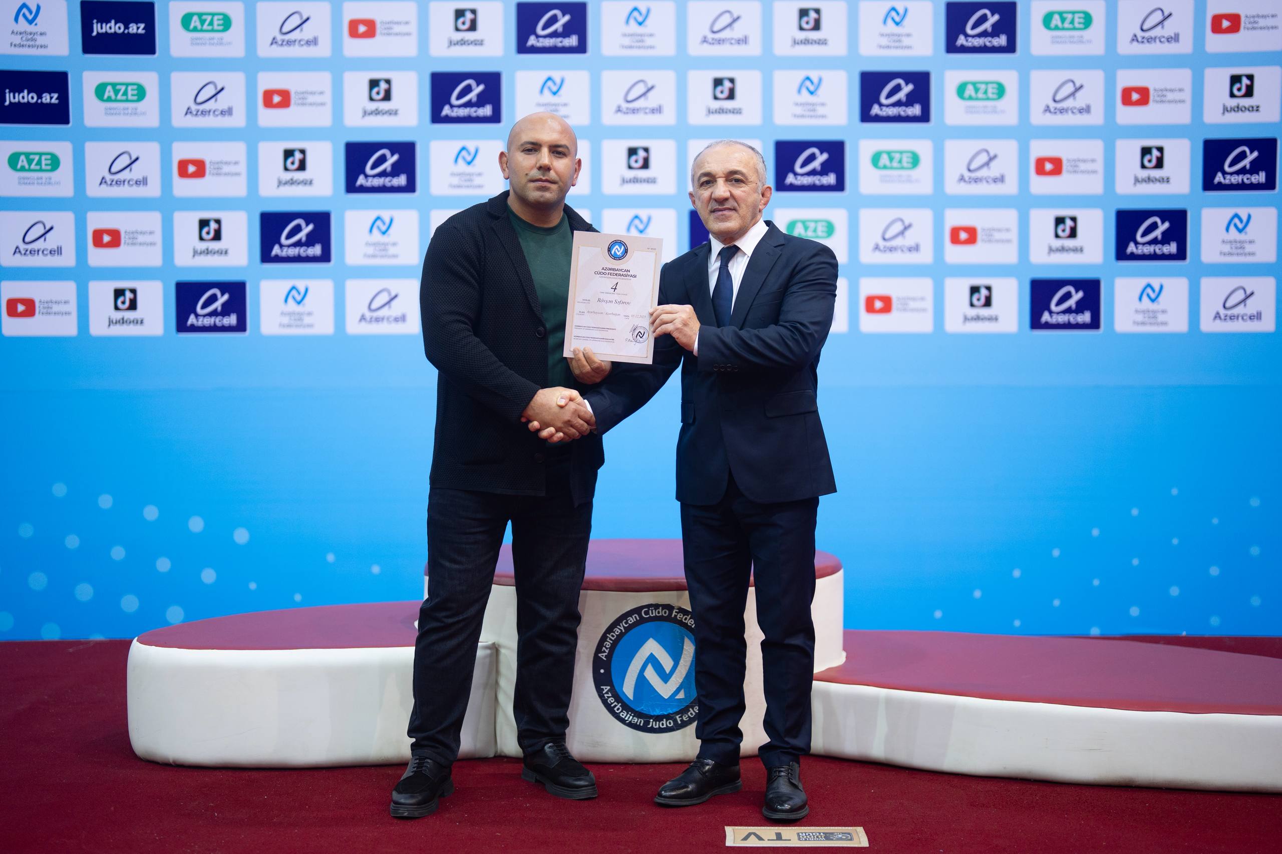 Dan dərəcələri üzrə təltifetmə mərasimi baş tutub