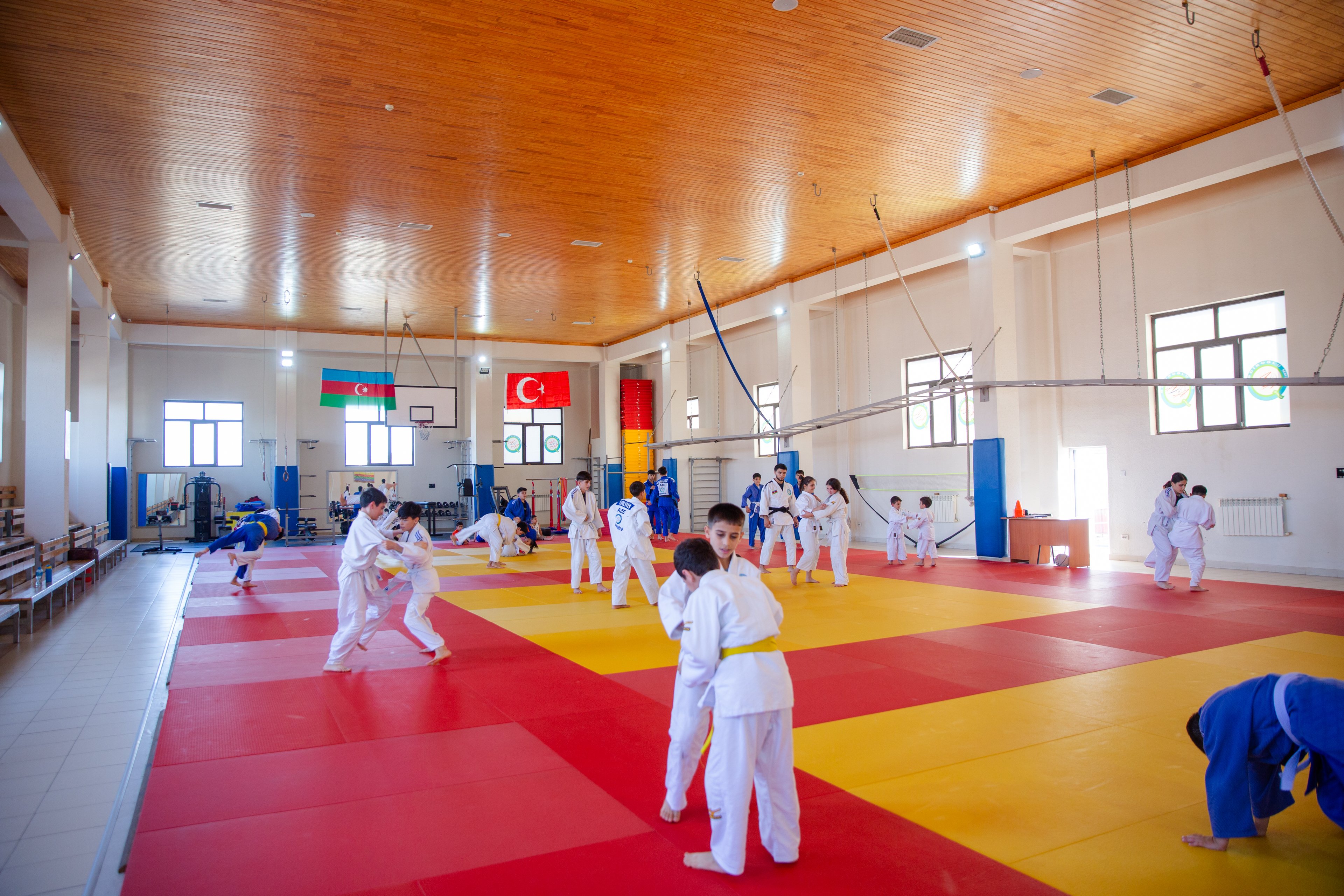 Azərbaycan Cüdo Federasiyasının prezidenti Mingəçevirdə cüdo idman klubuna baxış keçirib
