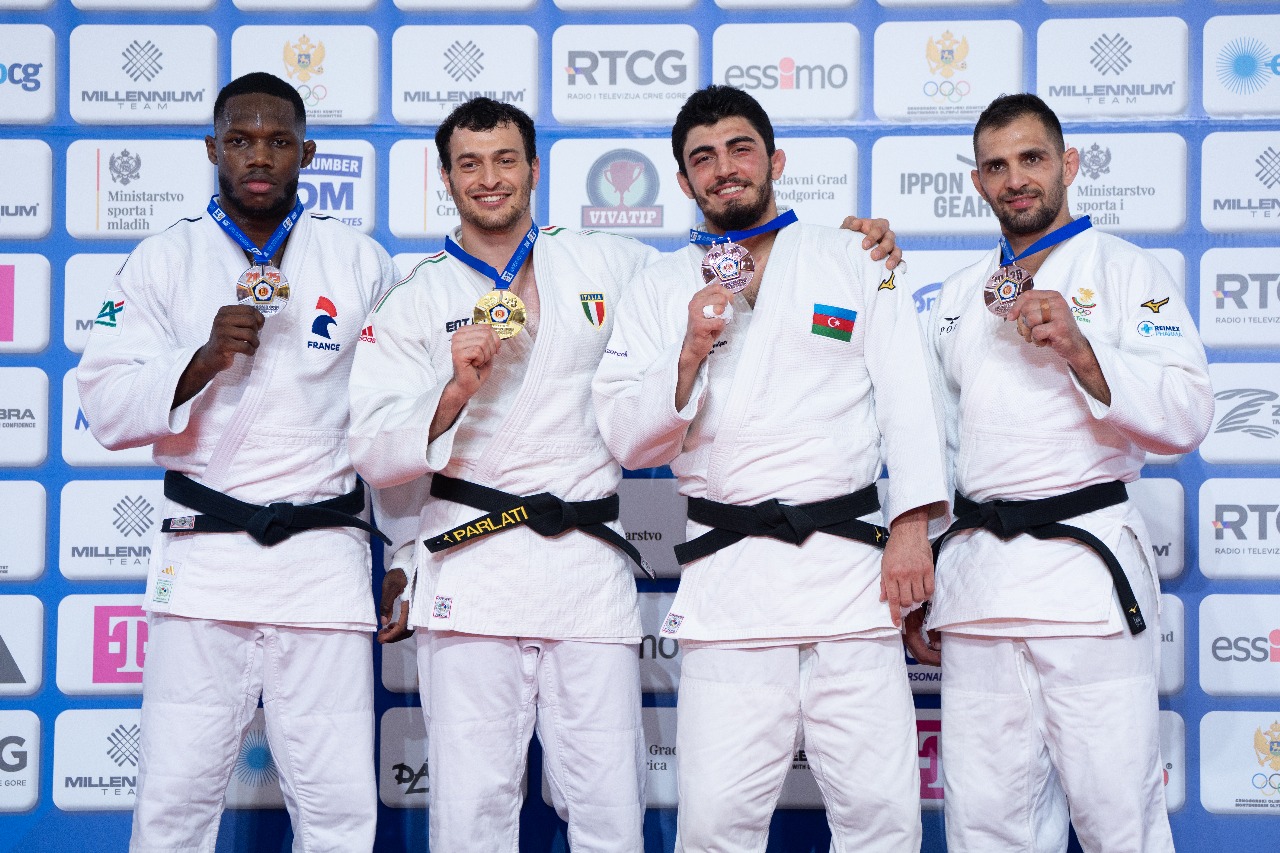 Azərbaycan cüdoçuları Avropa çempionatını 5 medalla başa vurdu