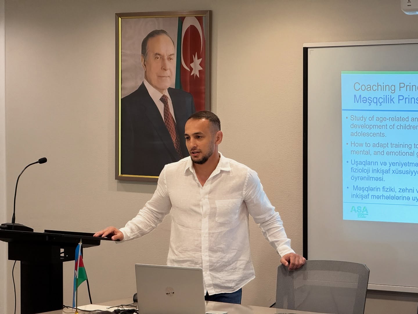 Qubada cüdo məşqçiliyi ixtisası üzrə təhsil alan tələbələr üçün xüsusi proqramın nəzəri dərsləri başlayıb.