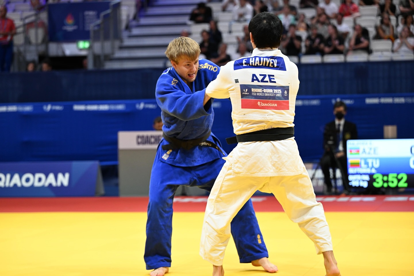 Elcan Hacıyev Universiadanın gümüş medalını qazanıb