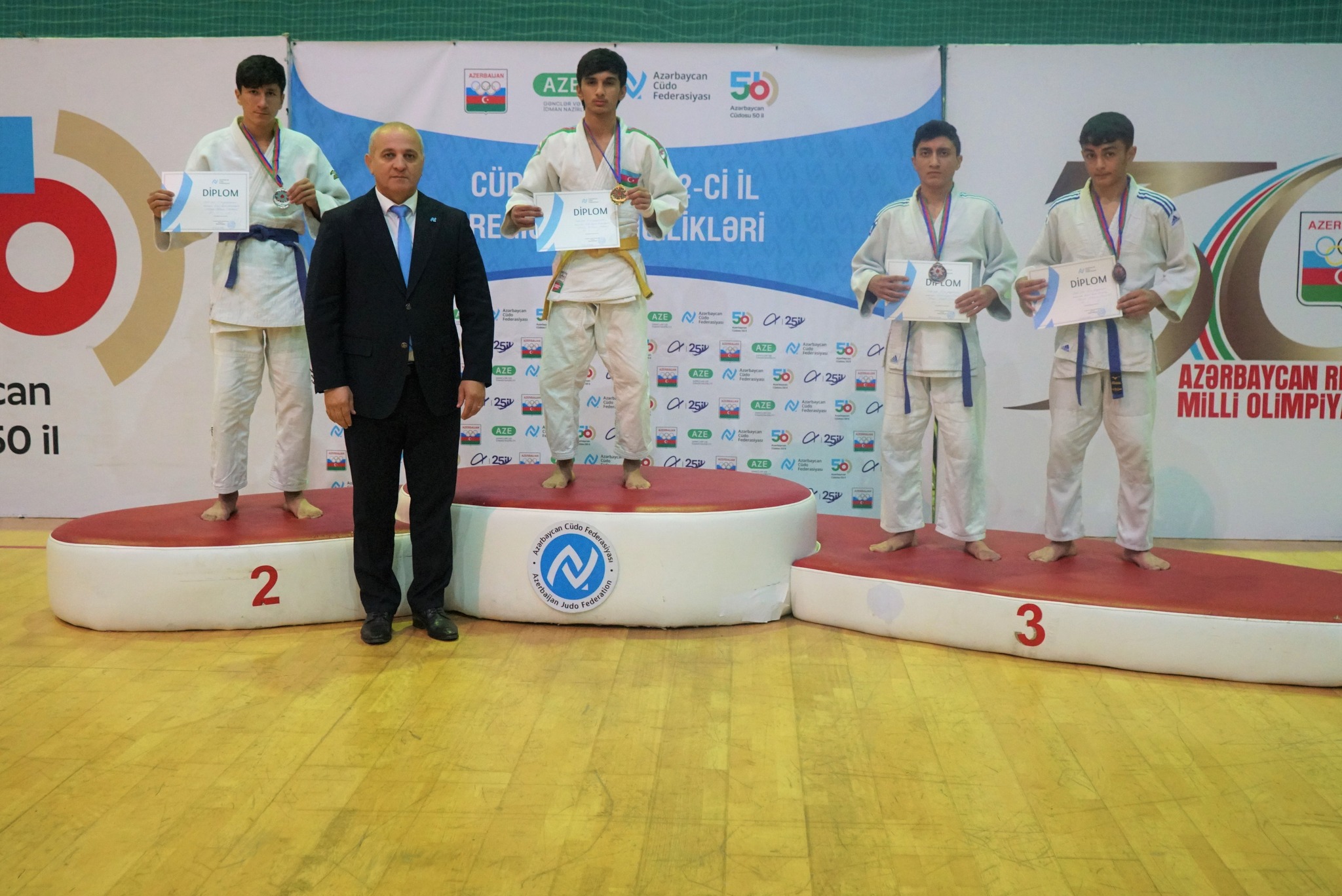 Qazaxda U-18 yeniyetmələr arasında cüdo üzrə region birinciliyi keçirilib