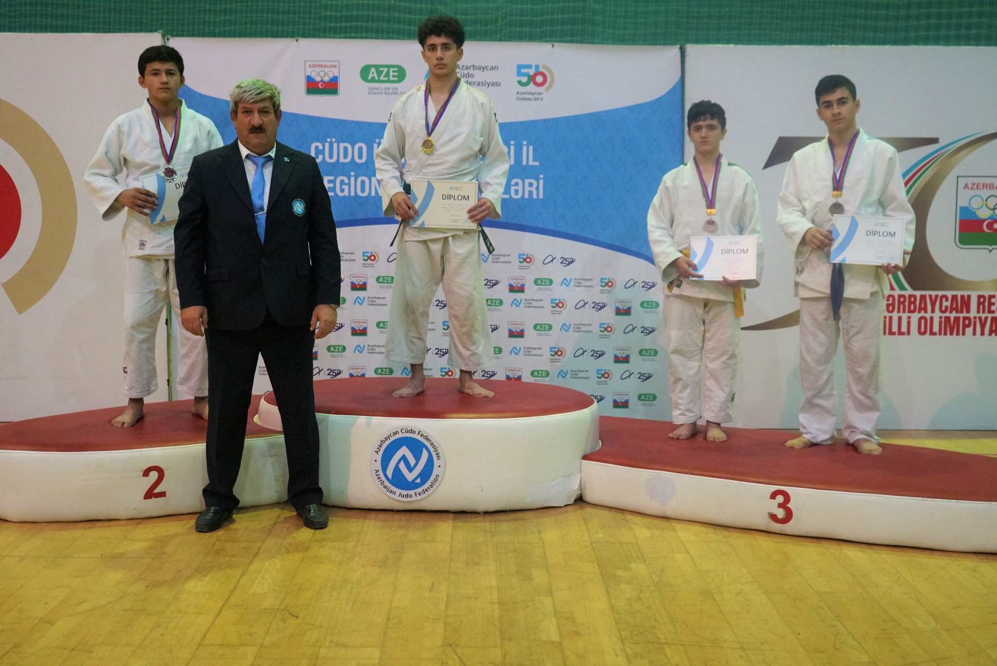 Qazaxda U-15 yeniyetmələr arasında cüdo üzrə region birinciliyi keçirilib