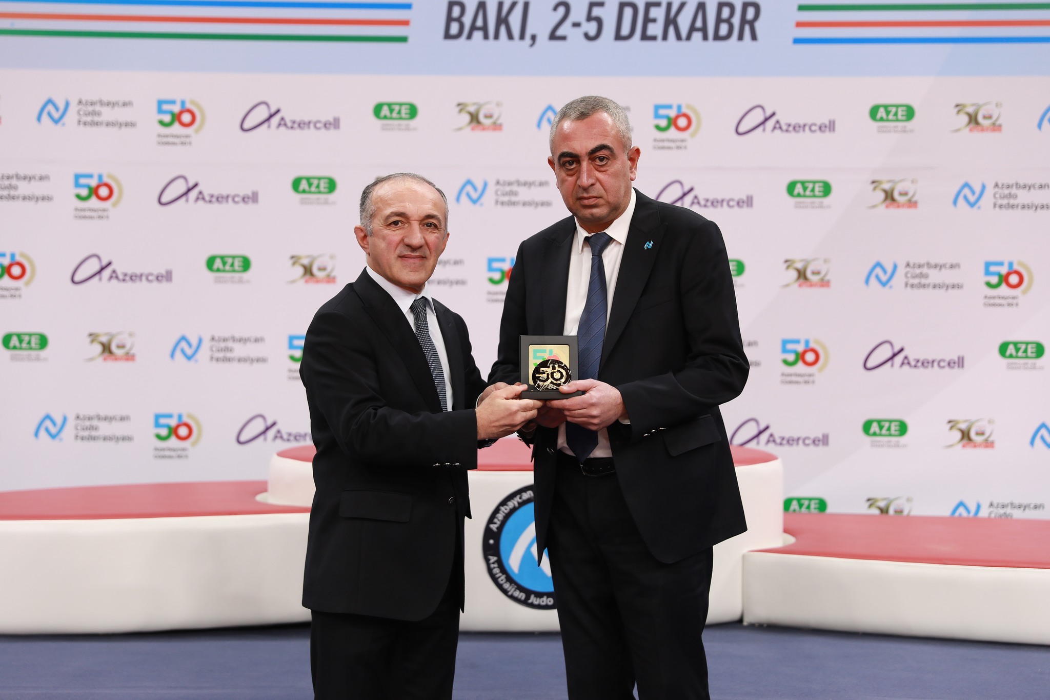 Azərbaycanda cüdonun yaranmasının 50 illik yubileyi ilə bağlı yubiley medalları təqdim olunub