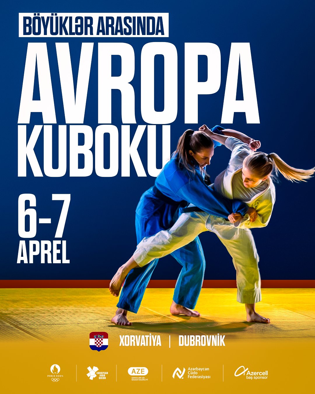 Cüdoçularımız Dubrovnik Avropa Kubokunda iştirak edəcək