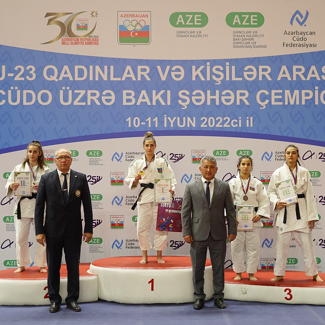 U-23 qadın və kişi cüdoçular arasında cüdo üzrə Bakı şəhər çempionatına yekun vurulub