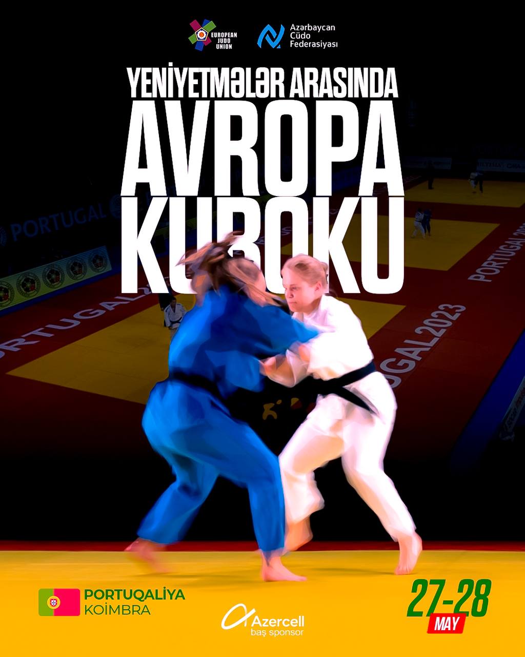 Yeniyetmə cüdoçular Koimbra Avropa Kubokunda iştirak edəcək