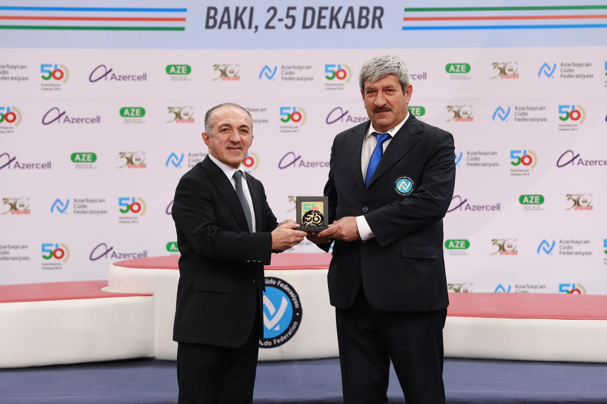 Azərbaycanda cüdonun yaranmasının 50 illik yubileyi ilə bağlı yubiley medalları təqdim olunub