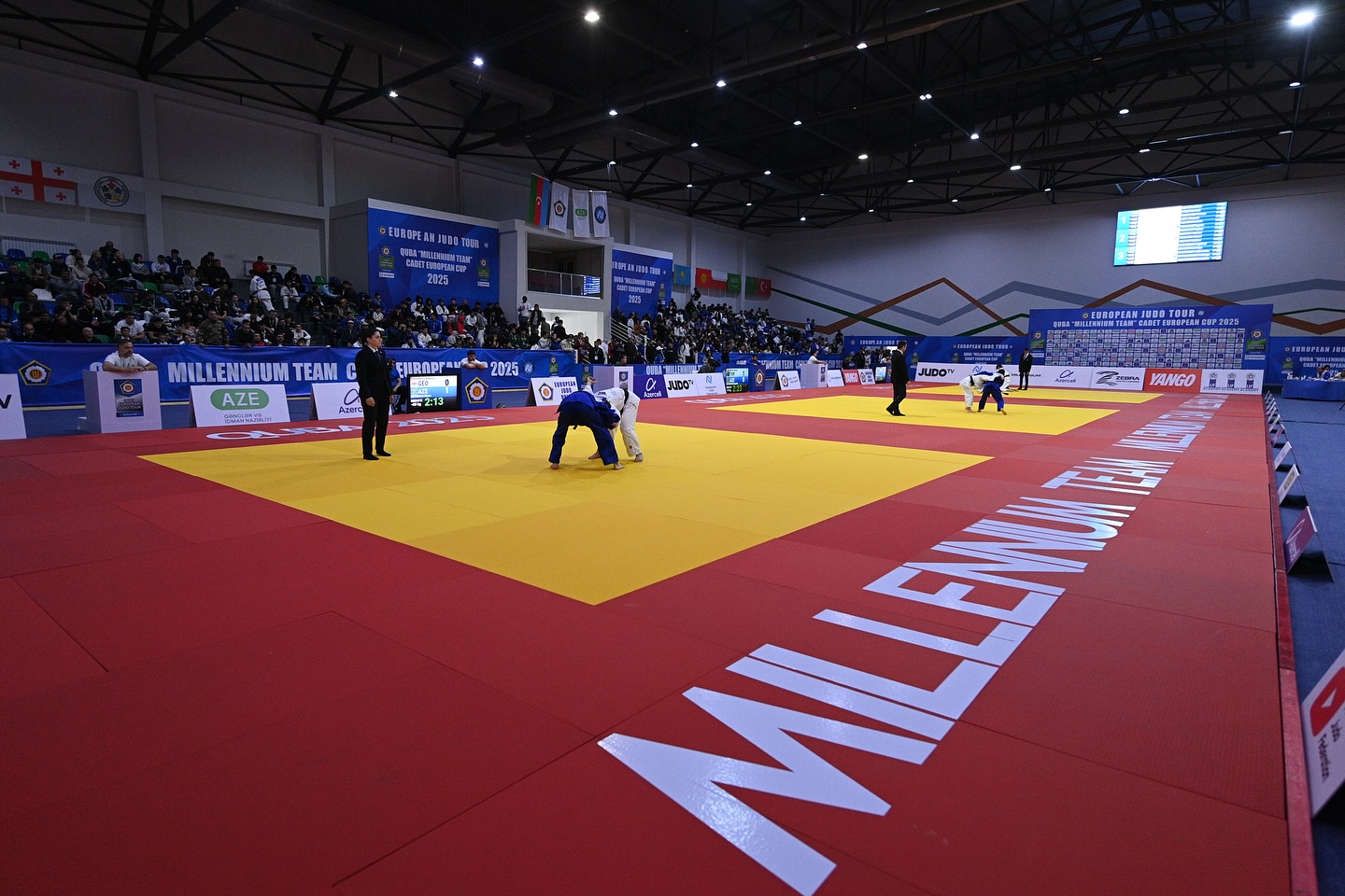 Qubada Avropa Kubokuna uğurlu start: Azərbaycan cüdoçularından 12 medal