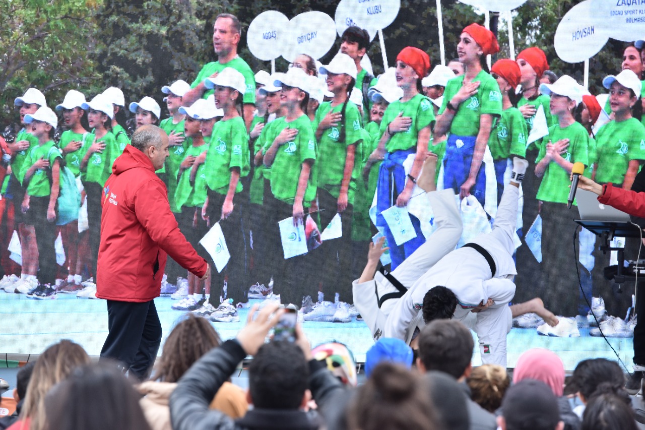 Şəkidə cüdoçuların iştirakı ilə “İdman festivalı 2022” keçirilir