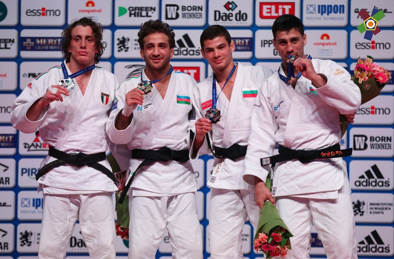 Cüdoçularımız Avropa çempionatını 1 qızıl, 2 bürünc medalla başa vurub