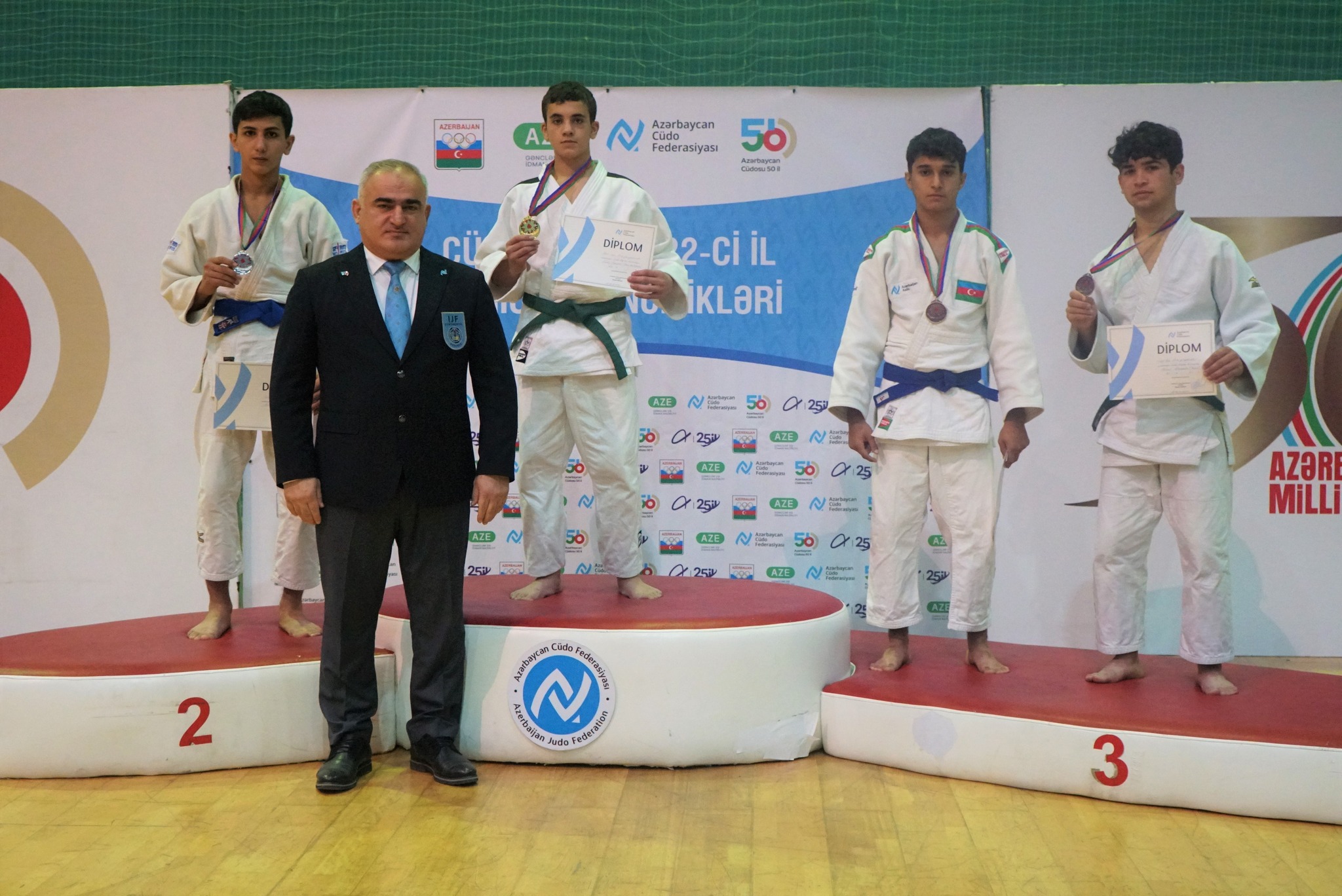 Qazaxda U-18 yeniyetmələr arasında cüdo üzrə region birinciliyi keçirilib
