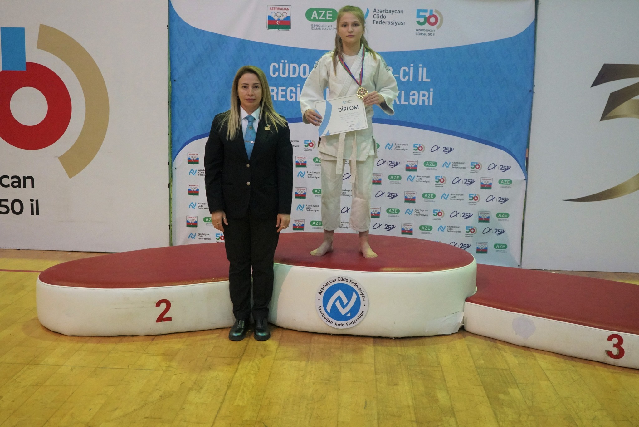 Qazaxda U-15 yeniyetmələr arasında cüdo üzrə region birinciliyi keçirilib