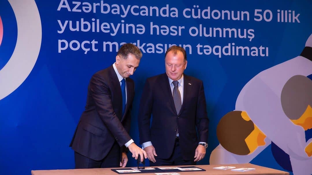 Azərbaycanda cüdonun yaranmasının 50 illiyinə həsr olunan marka dövriyyəyə buraxılıb