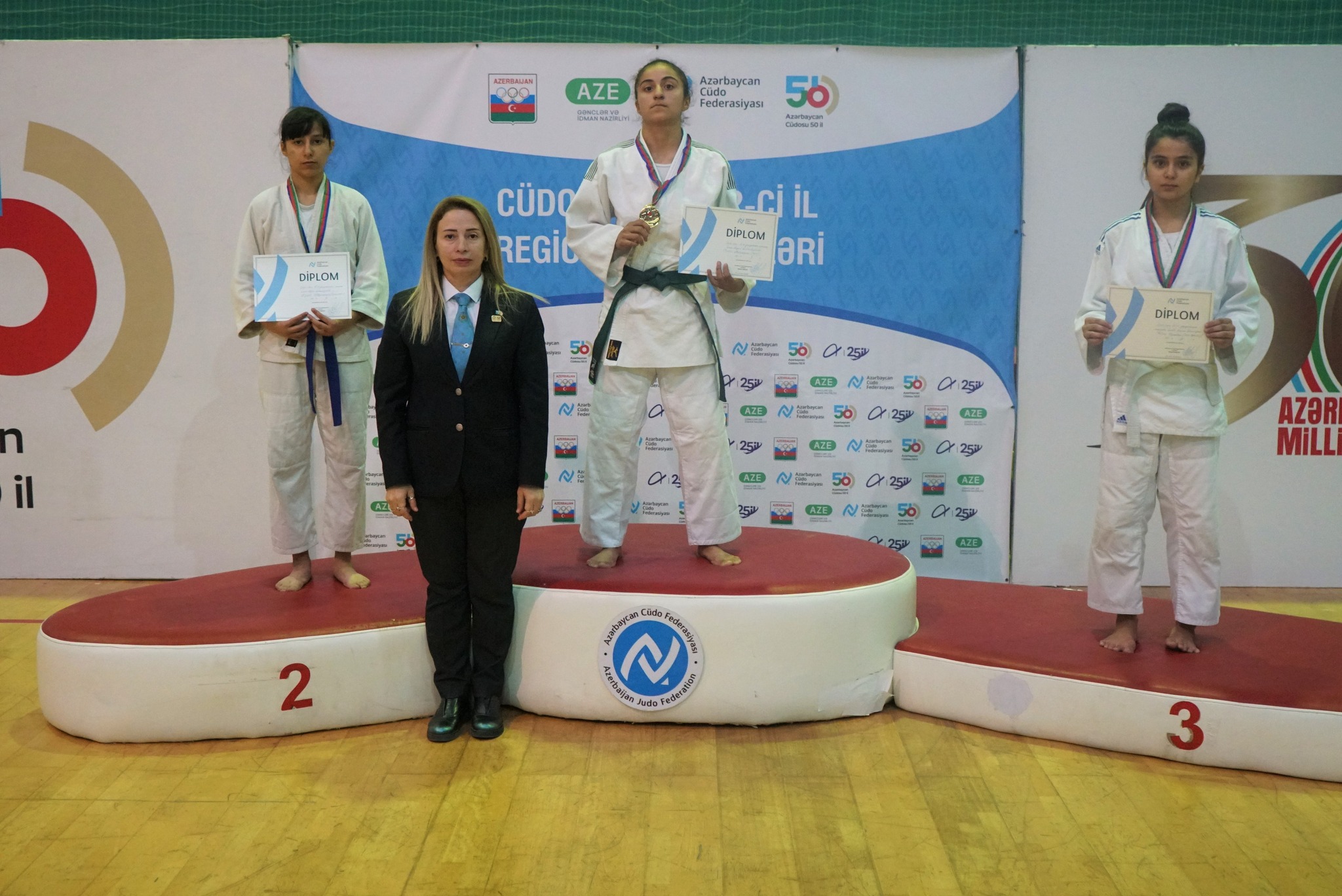 Qazaxda U-15 yeniyetmələr arasında cüdo üzrə region birinciliyi keçirilib