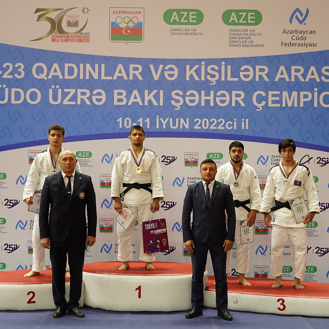 U-23 qadın və kişi cüdoçular arasında cüdo üzrə Bakı şəhər çempionatına yekun vurulub