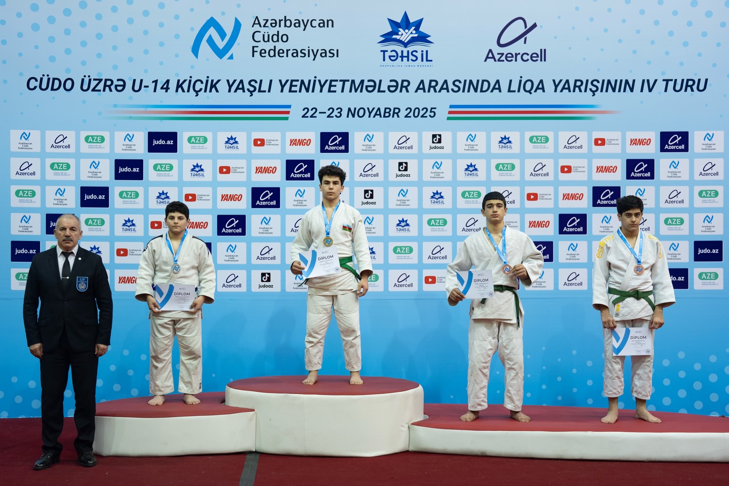 U-14 yeniyetmələr arasında Liqa yarışının IV turu başa çatıb