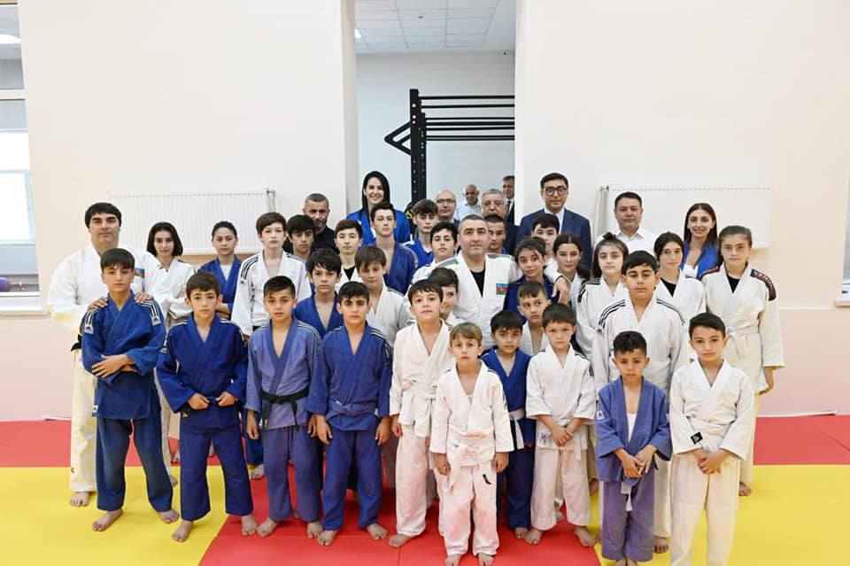Zaqatala rayonunda təmir edilmiş cüdo zalı istifadəyə verilib