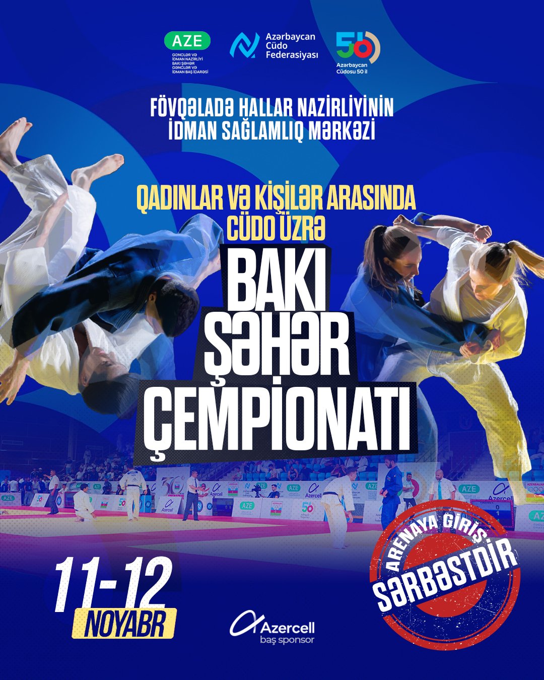Böyüklər arasında Bakı şəhər çempionatı keçiriləcək