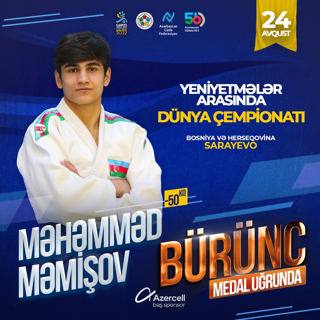 Cüdoçumuz Dünya çempionatında finala çıxdı