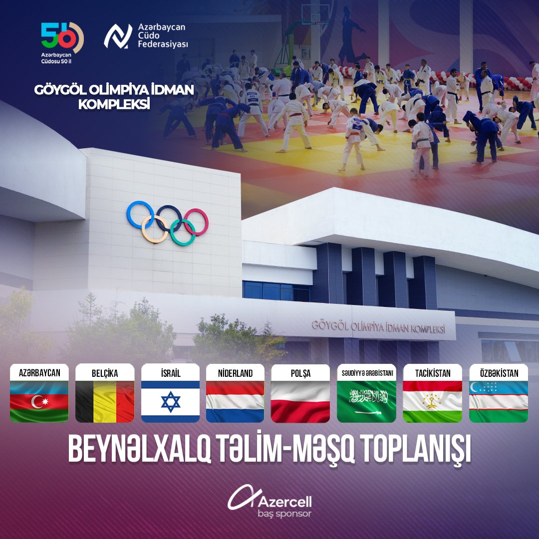 Azərbaycan Cüdo Federasiyasının təşkilatçılığı ilə beynəlxalq təlim-məşq toplanışı keçiriləcək