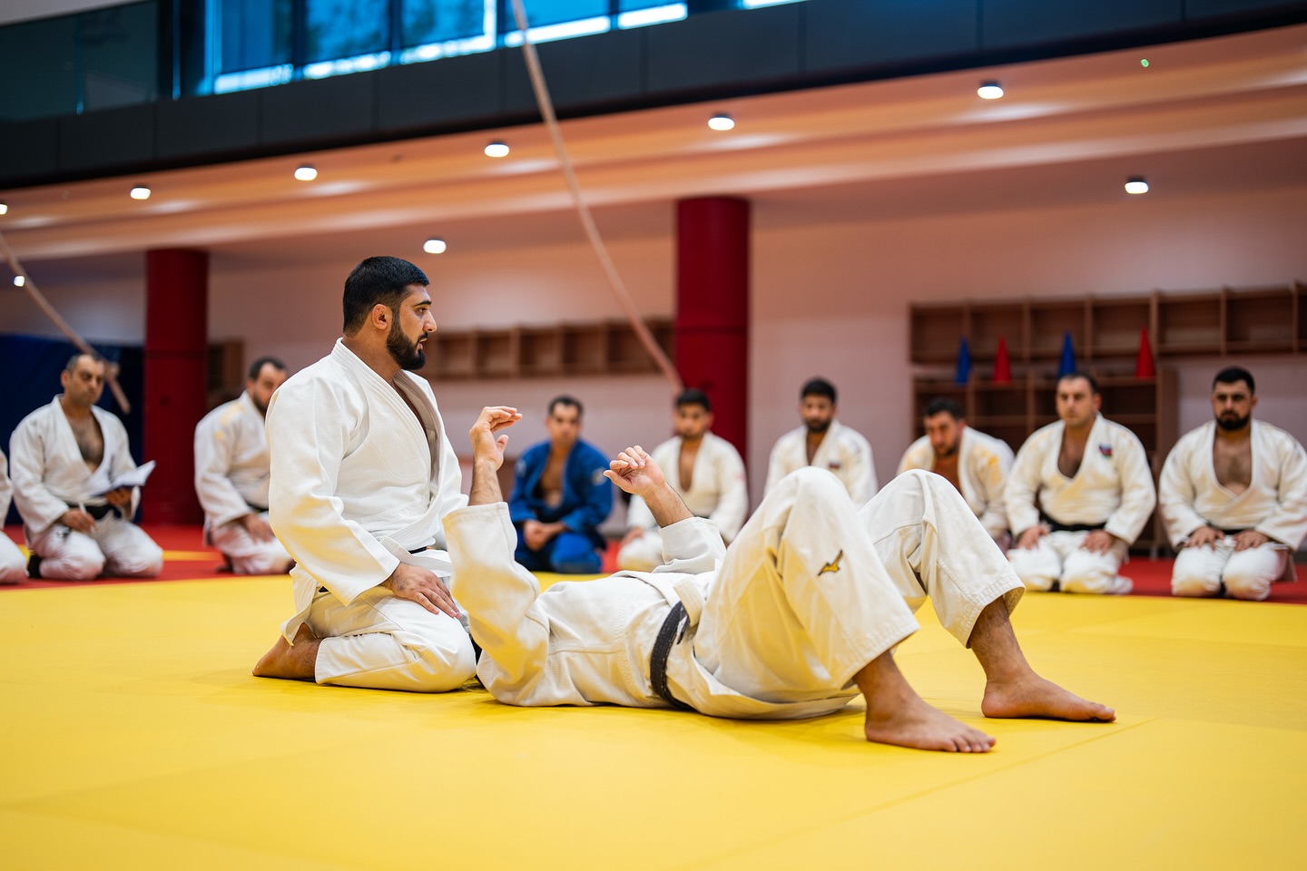 Peşəkar inkişaf proqramında “osaekomi-waza” seminarı baş tutub