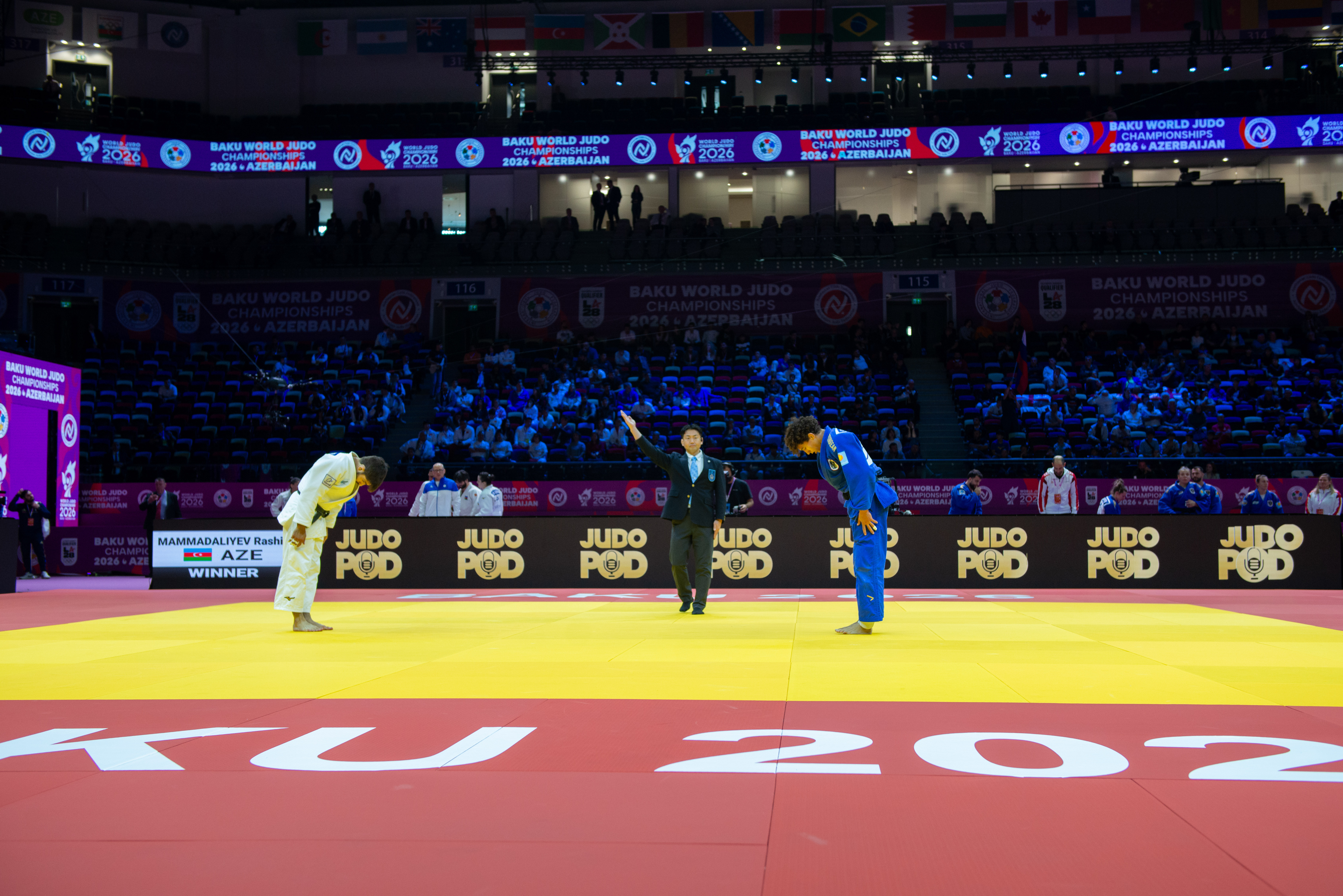 Azerbaijan Competes in Mixed Team Event at World Judo Championships