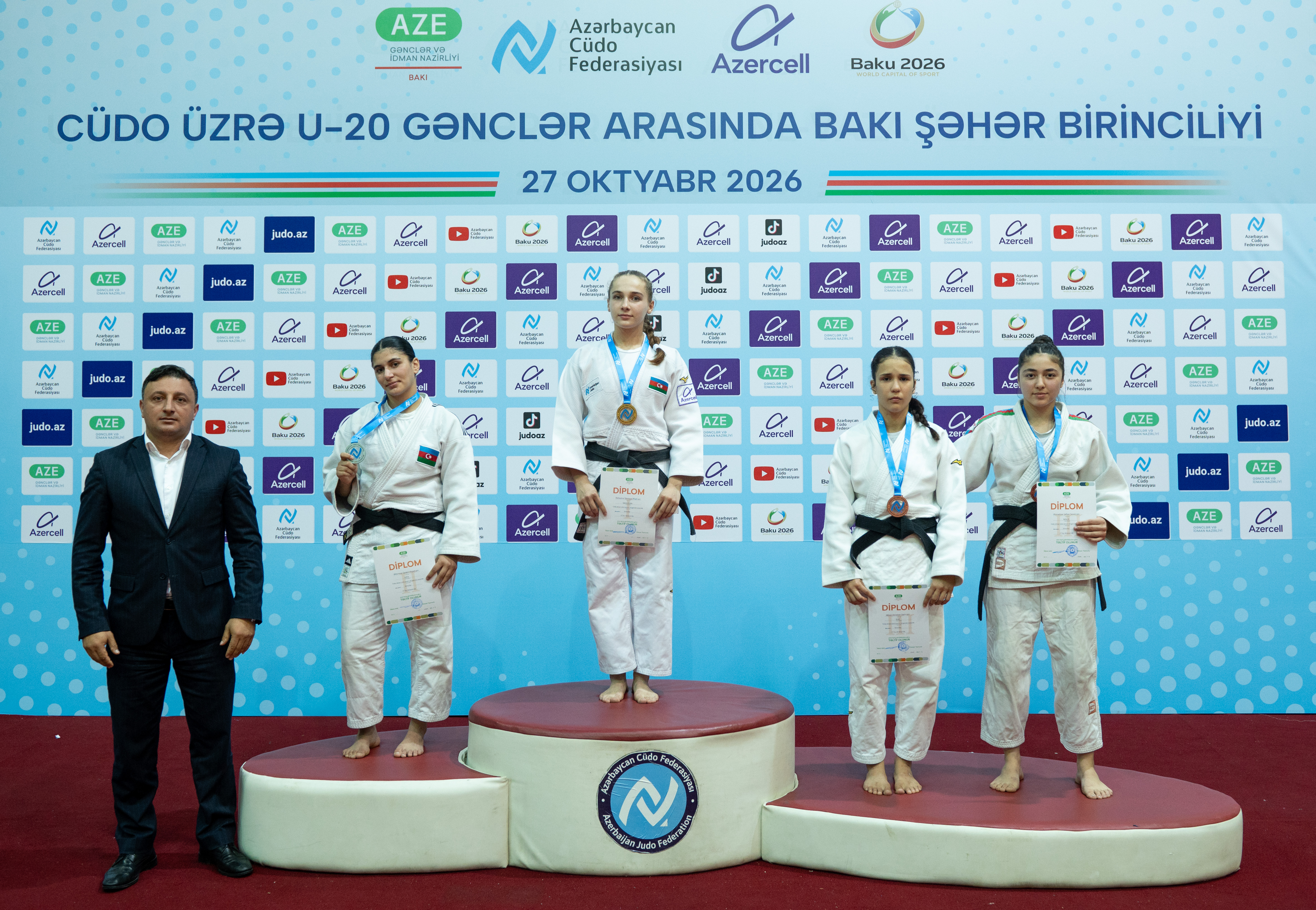 Bakı şəhər U-20 birinciliyində 200 cüdoçu mübarizə aparıb