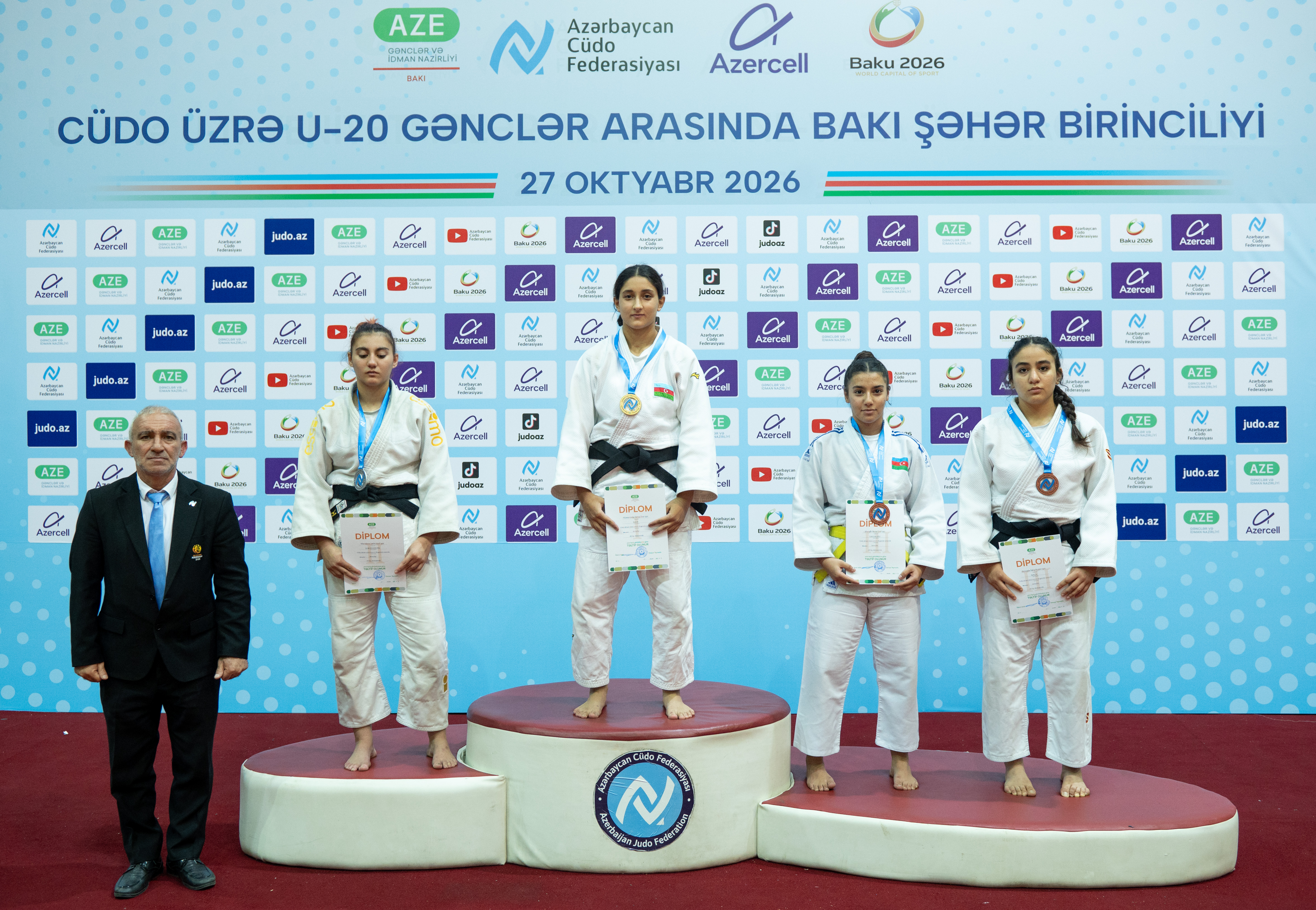 Bakı şəhər U-20 birinciliyində 200 cüdoçu mübarizə aparıb