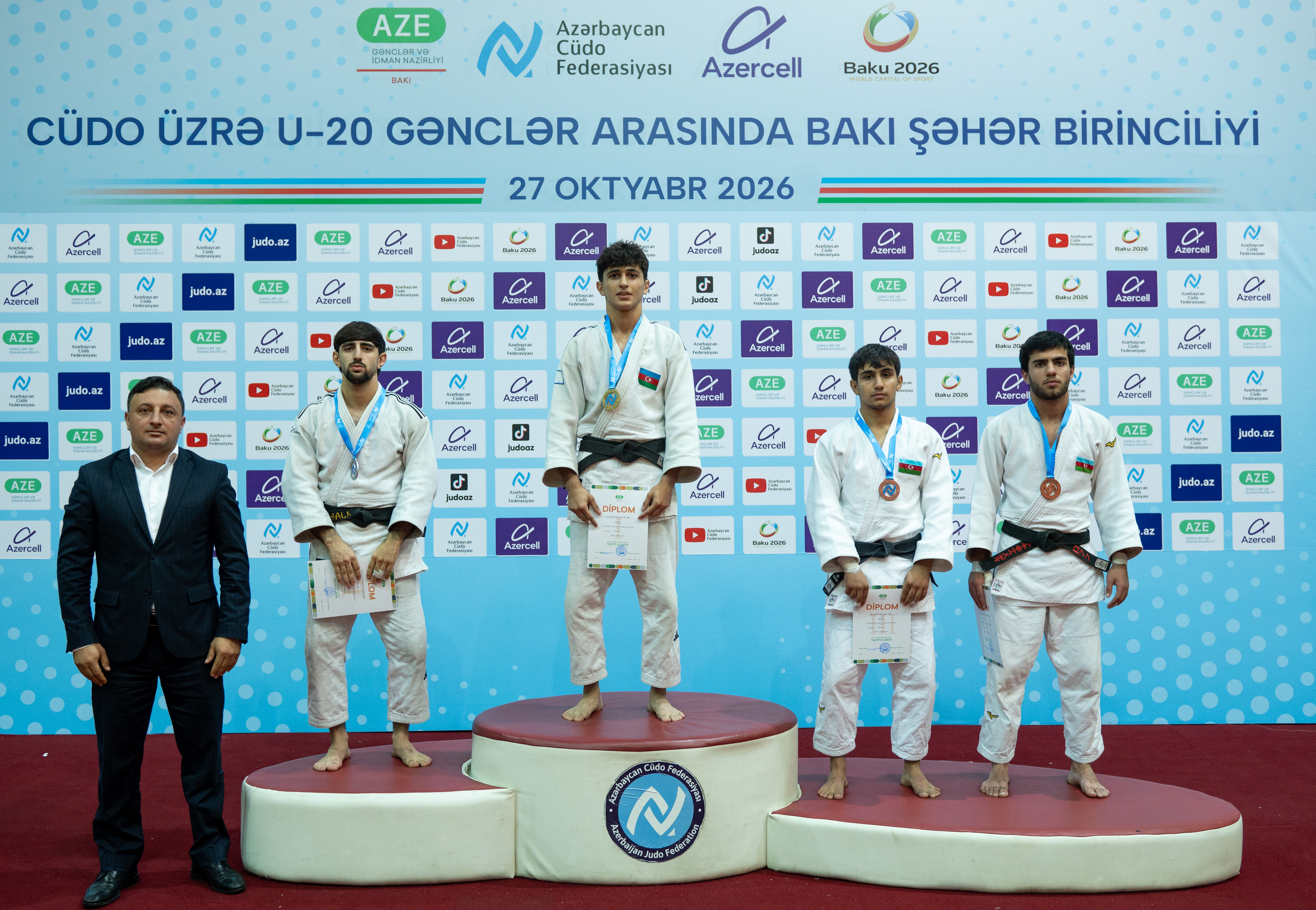 Bakı şəhər U-20 birinciliyində 200 cüdoçu mübarizə aparıb