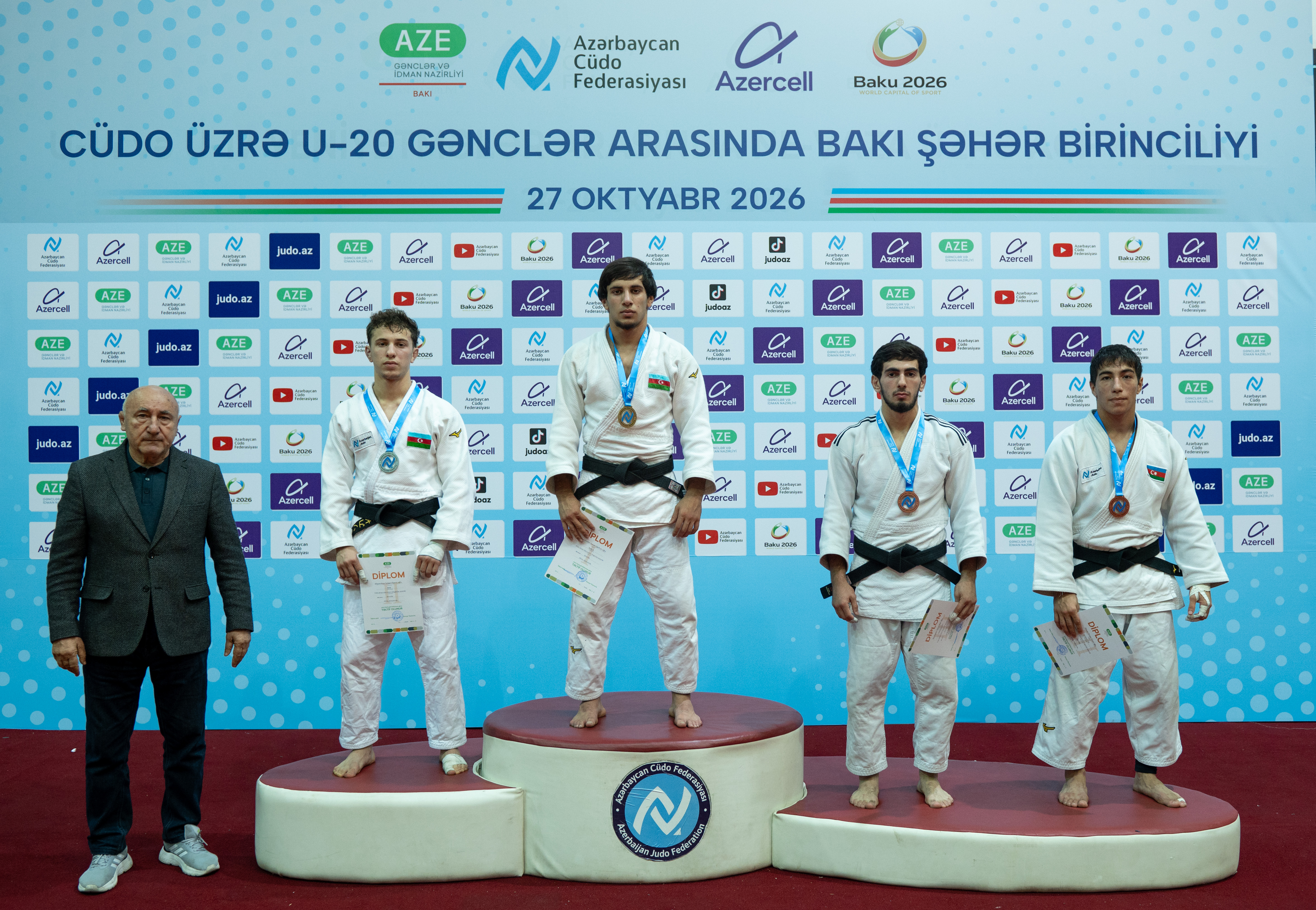Bakı şəhər U-20 birinciliyində 200 cüdoçu mübarizə aparıb