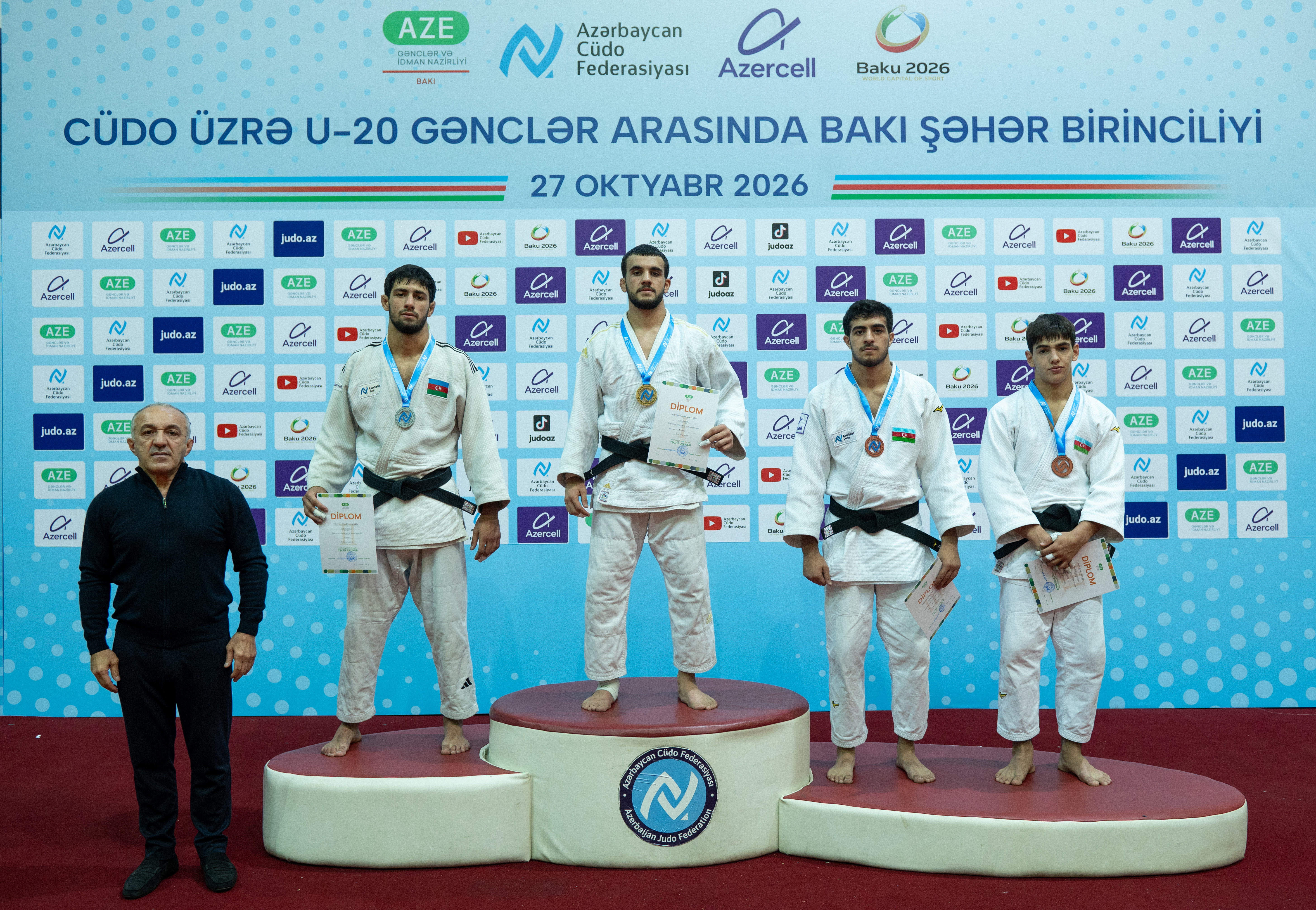 Bakı şəhər U-20 birinciliyində 200 cüdoçu mübarizə aparıb